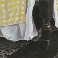 Waiting for Mom, pastel, 16" x 23", 1988 © B.E. Kazmarski