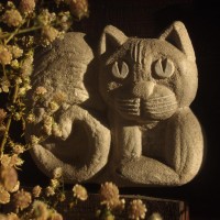Cat sculpture