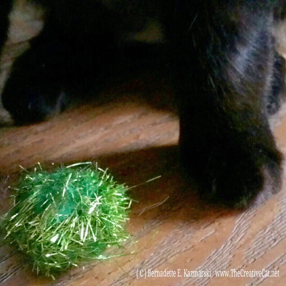 The sparkle ball, ancestral feline prey species.