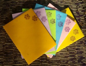 coordinating envelopes for summer brights notecards