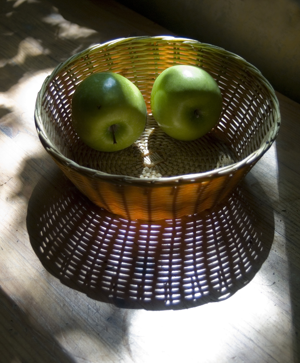 photo of apples in a basket