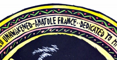 detail of text and border