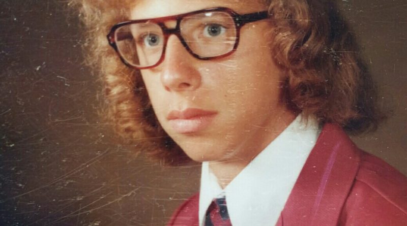 Mark's graduation photo, class of 1975.