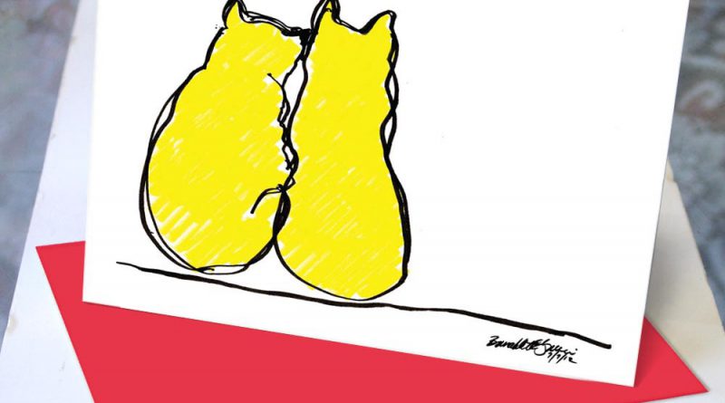 Two Yellow Cats