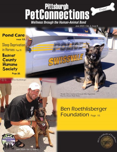 June 2014 issue of Pittsburgh PetConnections magazine.