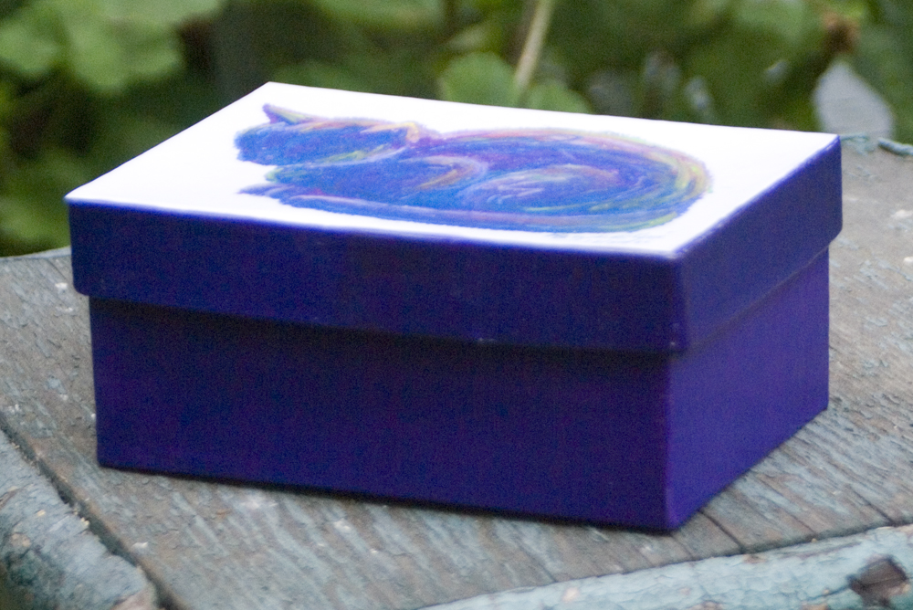 "Grape jelly Bean" keepsake box.