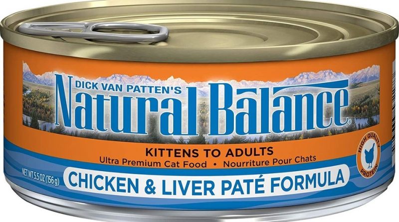 One Lot of Natural Balance® Ultra Premium Chicken & Liver Paté Formula Canned Cat Food Recalled