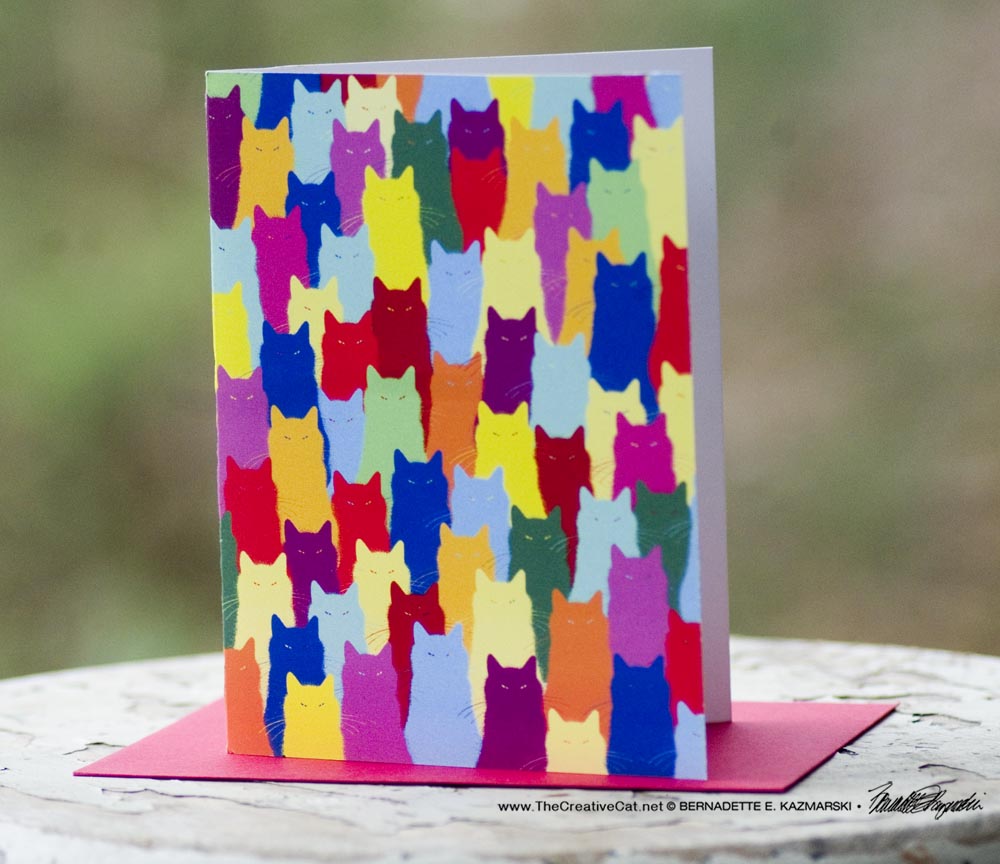 Inscrutable Patterns note cards