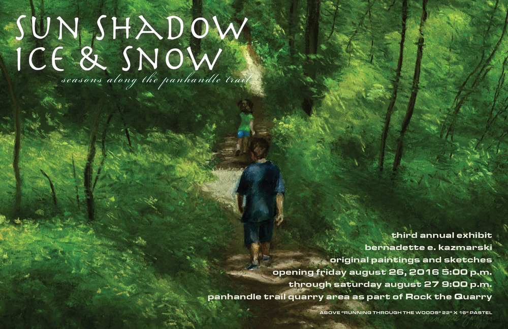Sun Shadow Ice & Snow: Seasons Along the Panhandle Trail 2016