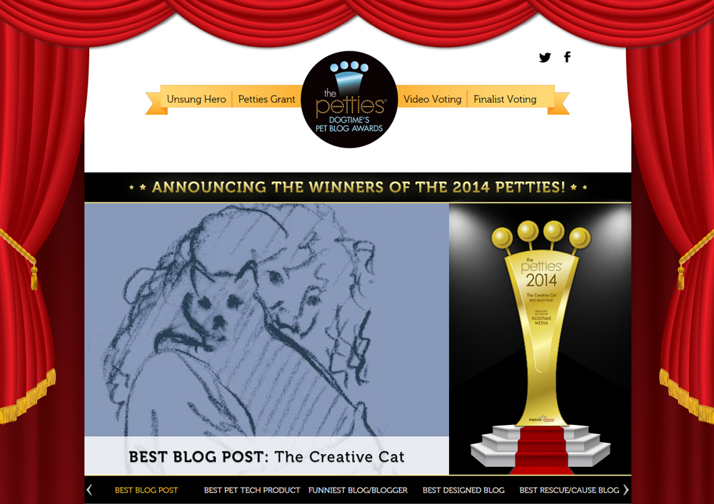 We won for Best Blog Post!