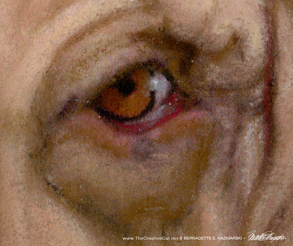 Grayson's right eye, for detail.