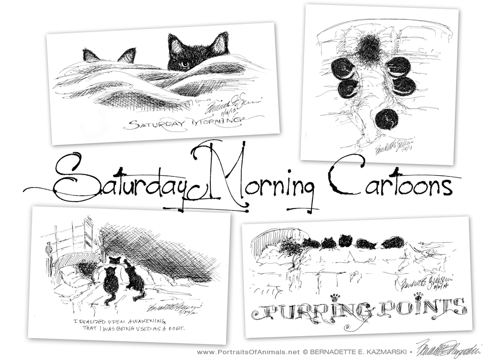 Saturday Morning Cartoons note cards.