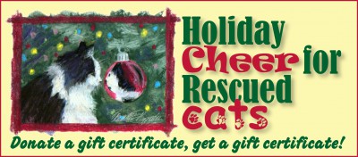 Holiday Cheer for Rescued Cats