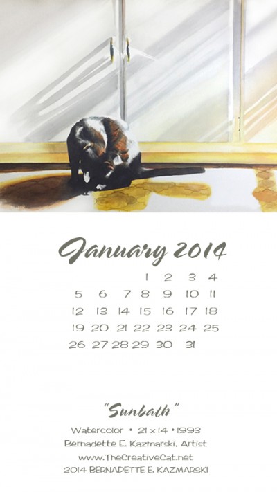 "Sunbath" desktop calendar for larger mobile devices.