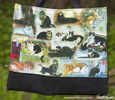 22 Cats tote bag detail