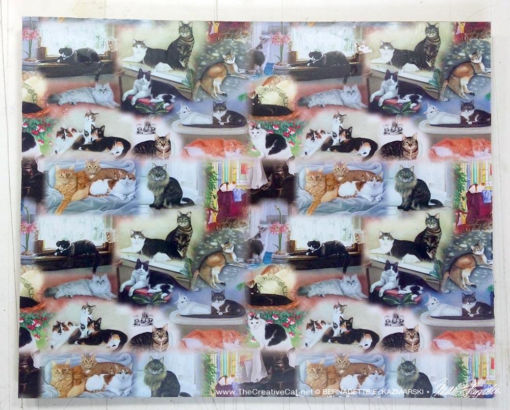 "22 Cats" hot pad/trivet.