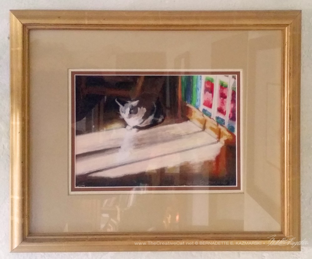 "Warm Winter Sun" framed.