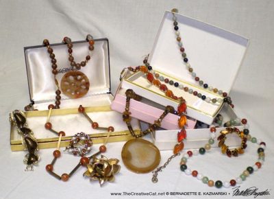 A selection of jewelry.